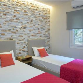 7 bedroom seafront luxury villa with pool & jacuzzi, near Acharavi, sleeps 14-15